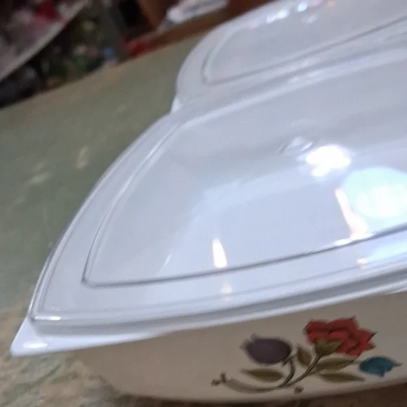 Vintage Hefty Floral Flower Leftover Food Containers Plastic With Lids 4pc Set. - Picture 7 of 9